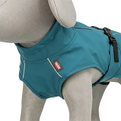 Trixie regenjas Vimy petrol 62 cm – wind- en waterdicht - Afbeelding 3
