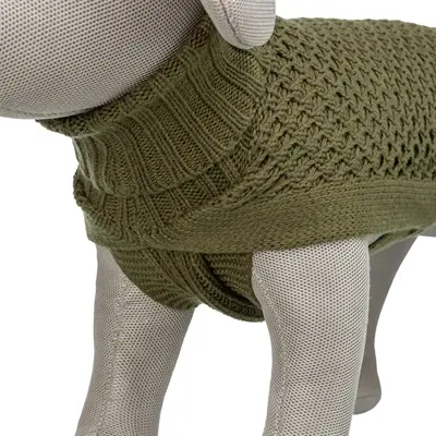 Trixie hondentrui Norwood olijfgroen 24 cm – katoen, wol en polyamide - Afbeelding 3