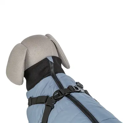 Trixie hondenjas Pontis met tuig blauwgrijs 27 cm - Afbeelding 3
