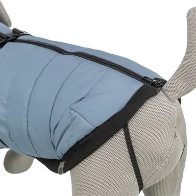 Trixie hondenjas Pontis met tuig blauwgrijs 27 cm - Afbeelding 4