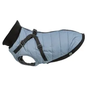 Trixie hondenjas Pontis met tuig blauwgrijs 33 cm - Afbeelding 1