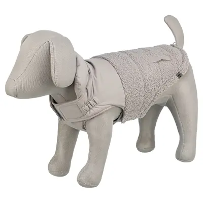 Trixie hondenjas Ajou grijs 24 cm – met wattering en sierzakken