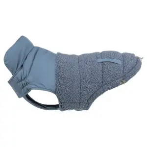 Trixie hondenjas Ajou blauw 18 cm – met wattering en sierzakken - Afbeelding 1