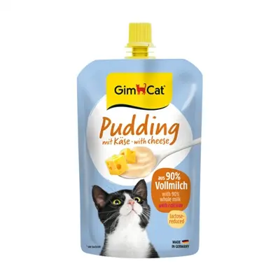GimCat pudding met kaas kattensnack 100 g – lactosearm