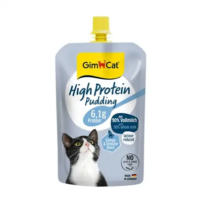 GimCat High Protein Pudding kattensnack 100 g – lactosearm