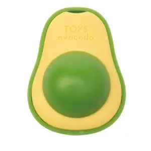 IMAC avocado kattenspeeltje met catnipbal 4,5 x 6 cm - Afbeelding 4