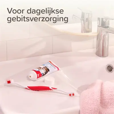 Beaphar tandpasta leversmaak combi-pack met borstel – hond en kat