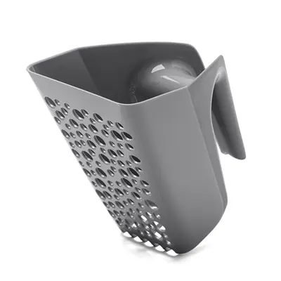 Savic Sift Buddy kattenbakschep grijs 12 x 13,5 x 18 cm – ergonomisch - Afbeelding 6