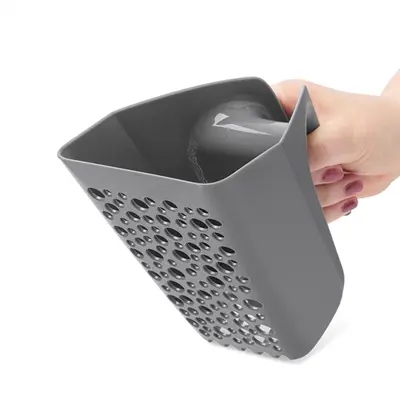 Savic Sift Buddy kattenbakschep grijs 12 x 13,5 x 18 cm – ergonomisch - Afbeelding 7