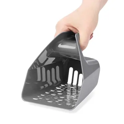 Savic Sift Buddy kattenbakschep grijs 12 x 13,5 x 18 cm – ergonomisch