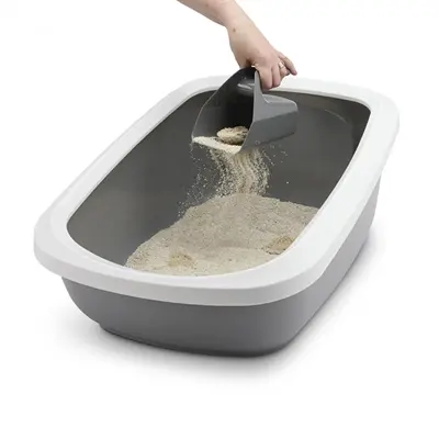 Savic Sift Buddy kattenbakschep grijs 12 x 13,5 x 18 cm – ergonomisch - Afbeelding 9