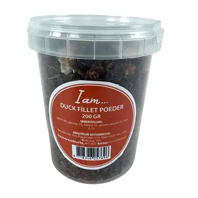 I Am Duck Fillet poeder eend 200 g – topping voor honden