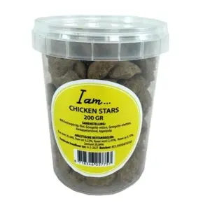I Am Chicken Stars hondensnack kip 200 g – stervormig - Afbeelding 1