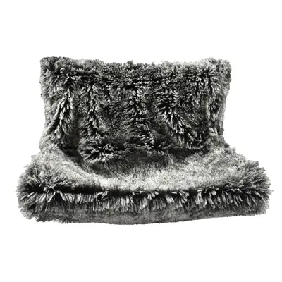 Croci radiatorhangmat kat gemeleerd zwart 47 x 30 x 25 cm