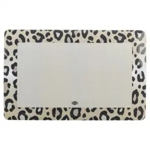 Trixie placemat Leo panterprint assorti 44 x 28 cm – antislip - Afbeelding 1