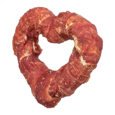 Trixie Denta Fun Heart met eendenborst – kauwsnack, 50 stuks