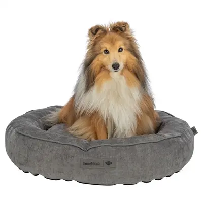 Trixie Vital hondenmand Lennox rond grijs 70 x 70 cm – orthopedisch - Afbeelding 8