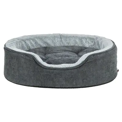 Trixie Vital hondenmand Lino Soft ovaal grijs/lichtgrijs 60 x 45 cm