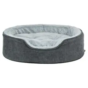 Trixie Vital hondenmand Lino Soft ovaal grijs/lichtgrijs 83 x 67 cm