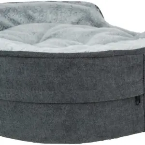 Trixie Vital hondenmand Lino Soft ovaal grijs/lichtgrijs 83 x 67 cm - Afbeelding 7