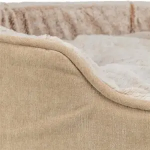 Trixie Vital hondenmand Lino Soft ovaal beige/crème 60 x 45 cm - Afbeelding 2