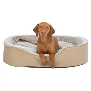 Trixie Vital hondenmand Lino Soft ovaal beige/crème 83 x 67 cm - Afbeelding 6