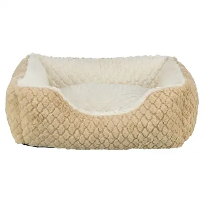 Trixie hondenmand Kaline Mio hoekig lichtbruin/crème 80 x 65 cm