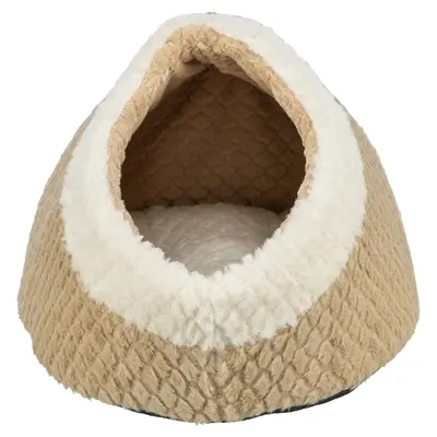 Trixie kattenmand iglo Kaline Mio lichtbruin/crème 35 x 41 x 26 cm - Afbeelding 5