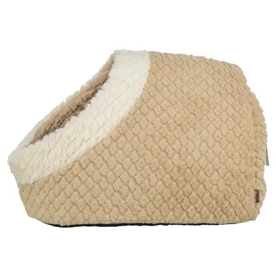 Trixie kattenmand iglo Kaline Mio lichtbruin/crème 35 x 41 x 26 cm