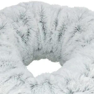 Trixie Harvey pluche speeltunnel/donut wit/grijs 160 x 25 cm - Afbeelding 4