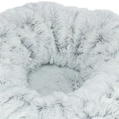 Trixie Harvey pluche speeltunnel/donut wit/grijs 160 x 25 cm - Afbeelding 5