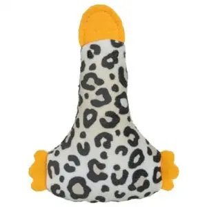 Trixie eend van pluche met panterprint en catnip 12 cm – assorti - Afbeelding 1