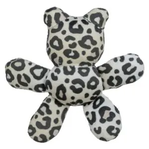 Trixie kattenspeeltje beer pluche panterprint met kattenkruid assorti 12 cm - Afbeelding 4