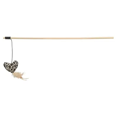Trixie kattenhengel hart 50 cm – hout en katoen, met catnip