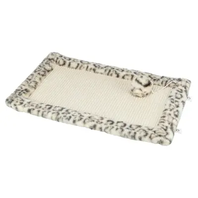 Trixie krabmat Leo panterprint crème 55 x 35 cm – met speelballetje - Afbeelding 5