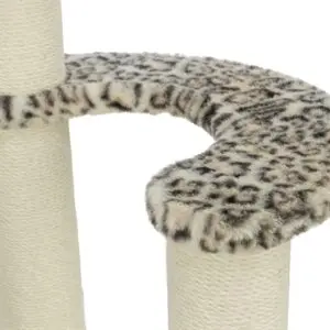 Trixie krabpaal Leo panterprint rond crème 42 x 42 x 82 cm - Afbeelding 7