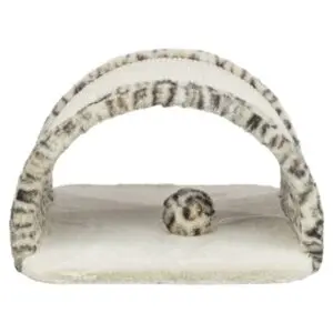 Trixie krabbrug Leo panterprint crème 38 x 38 x 25 cm – pluche en jute