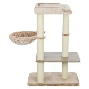 Trixie krabpaal Sienna taupe 68 x 38 x 105 cm – met relaxmand