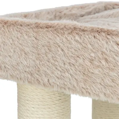 Trixie krabpaal Sienna taupe 68 x 38 x 105 cm – met relaxmand - Afbeelding 4