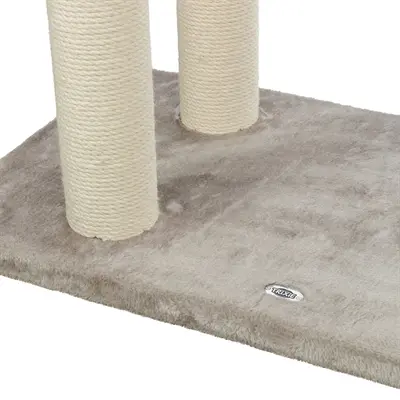 Trixie krabpaal Marina grijs 78 x 45 x 132 cm – met schuilhuis