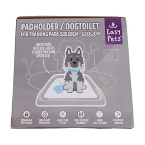 EasyPets training padhouder 62 x 62 cm – kunststof, herbruikbaar - Afbeelding 1