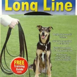 The Company of Animals Clix looplijn zwart 10 m – voor training - Afbeelding 1