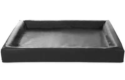 Bia Bed kunstleren hoes hondenmand zwart 120 x 100 x 15 cm – maat 7
