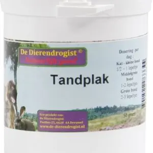 Dierendrogist tandplakpoeder 50 g – tandverzorging voor honden - Afbeelding 1