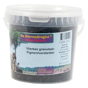 Dierendrogist vlierbes granulaat 500 g – pigmentversterker voor honden - Afbeelding 1