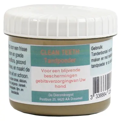 Dierendrogist tandpoeder navulling 50 g – voor honden