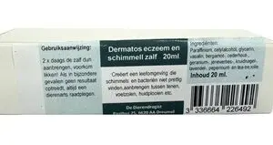 Dierendrogist Dermatos eczeem en schimmelzalf 20 g – jeukstillend - Afbeelding 1