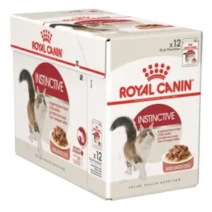 Royal Canin Instinctive in gravy kattenvoer 12 x 85 g – vleesbrokjes - Afbeelding 1
