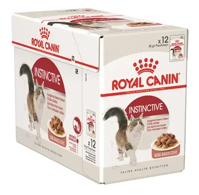 Royal Canin Instinctive in gravy kattenvoer 12 x 85 g – vleesbrokjes