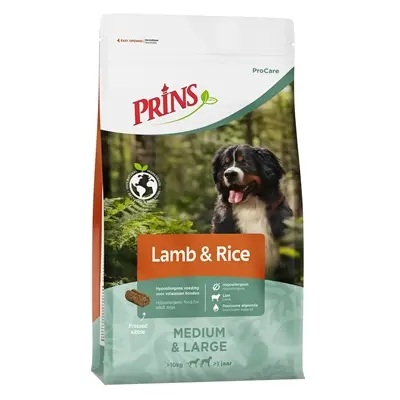 Prins hondenvoer Procare lam en rijst 3 kg – hypoallergeen